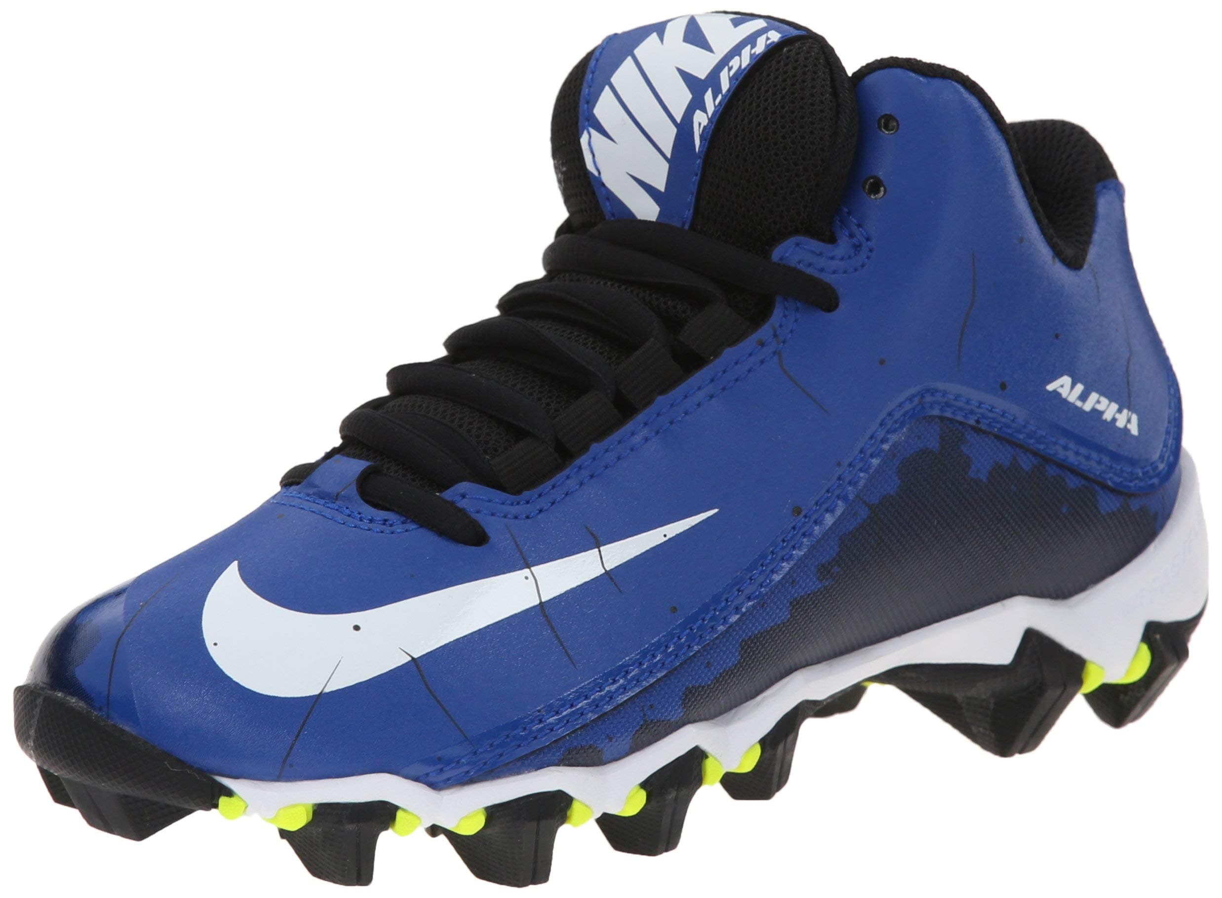 Nike Mens Alpha Shark Football Cleats (13, Sport Royal/Black/White)